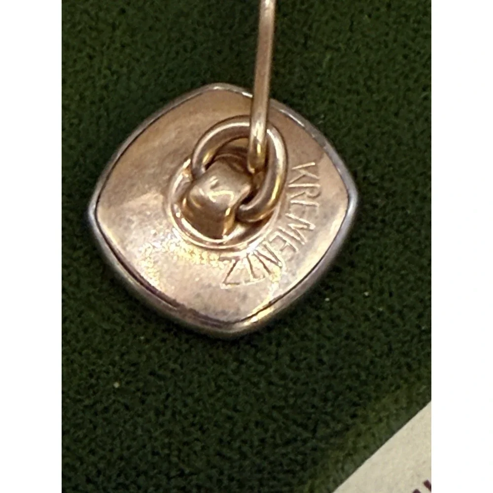Vintage Krementz 14kt Gold Overlay Cufflinks & Tie Bar w/ Box